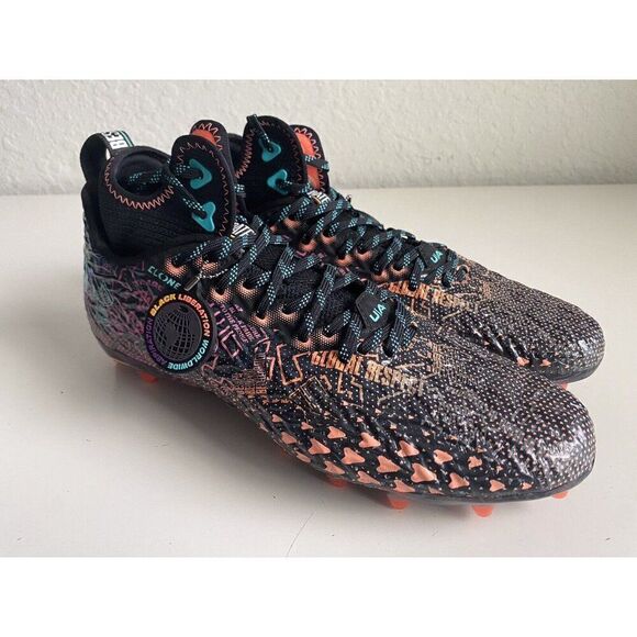 Under Armour UA Spotlight Clone MC LE SC Football Cleats 3026337-001 Men’s Sz 11 - Picture 4 of 11